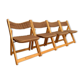 A set of four Kon Tiki chairs by Gillis Lundgren, Ikea, Sweden, 1980s