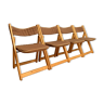 Ensemble de quatre chaises Kon Tiki par Gillis Lundgren, Ikea, Suède, années 1980