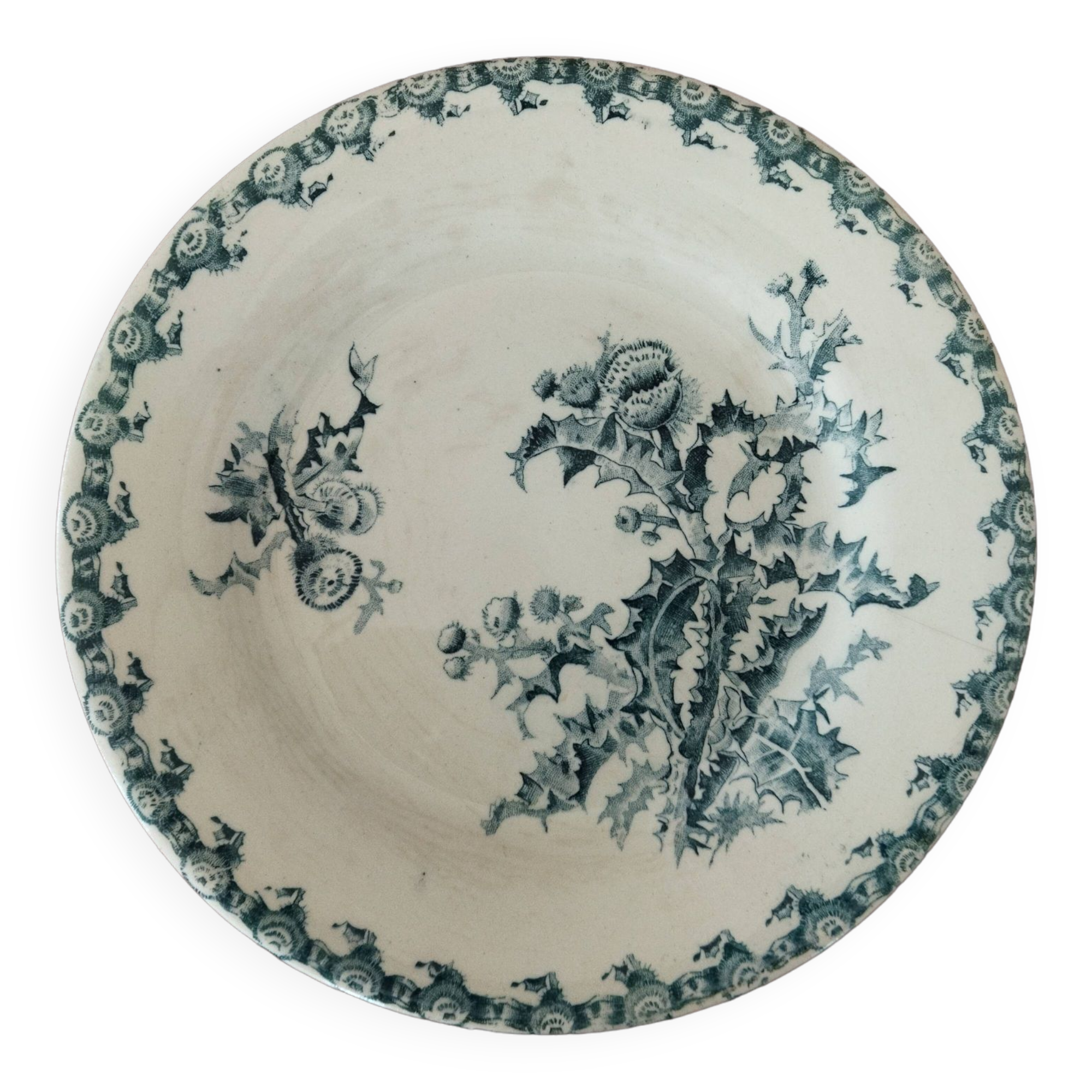 Gien “Thistle” flat plate
