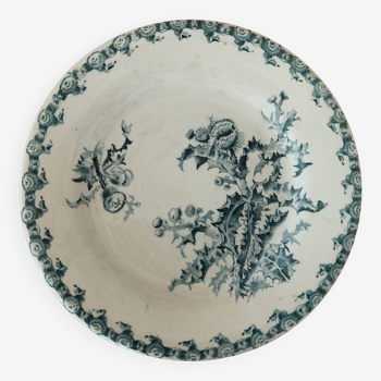 Assiette plate "Chardons" de Gien