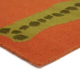 Crocodile runner - tomato (wool)