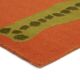 Crocodile runner - tomato (wool)