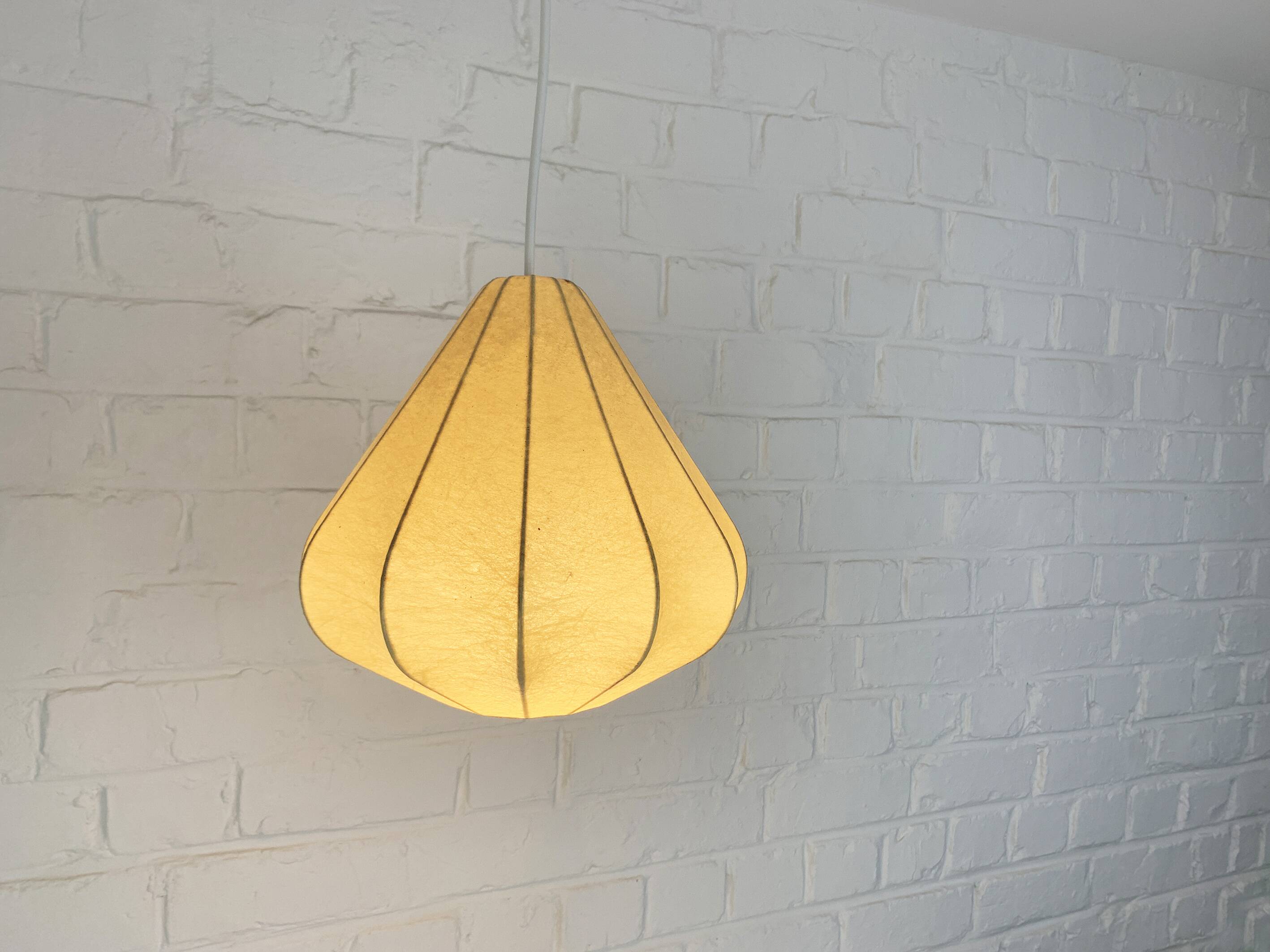 Cocoon Pendant Lamp, Friedel Wauer for Goldkant Leuchten, 1960s