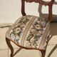 2 antique Louis XV style walnut chairs