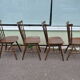 Lot of 4 bistro chairs Baumann - wood