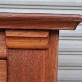 Oak chest of drawers