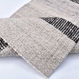 Beige black kilim rugs, runner kilim turkish, hand made wool kilim rug