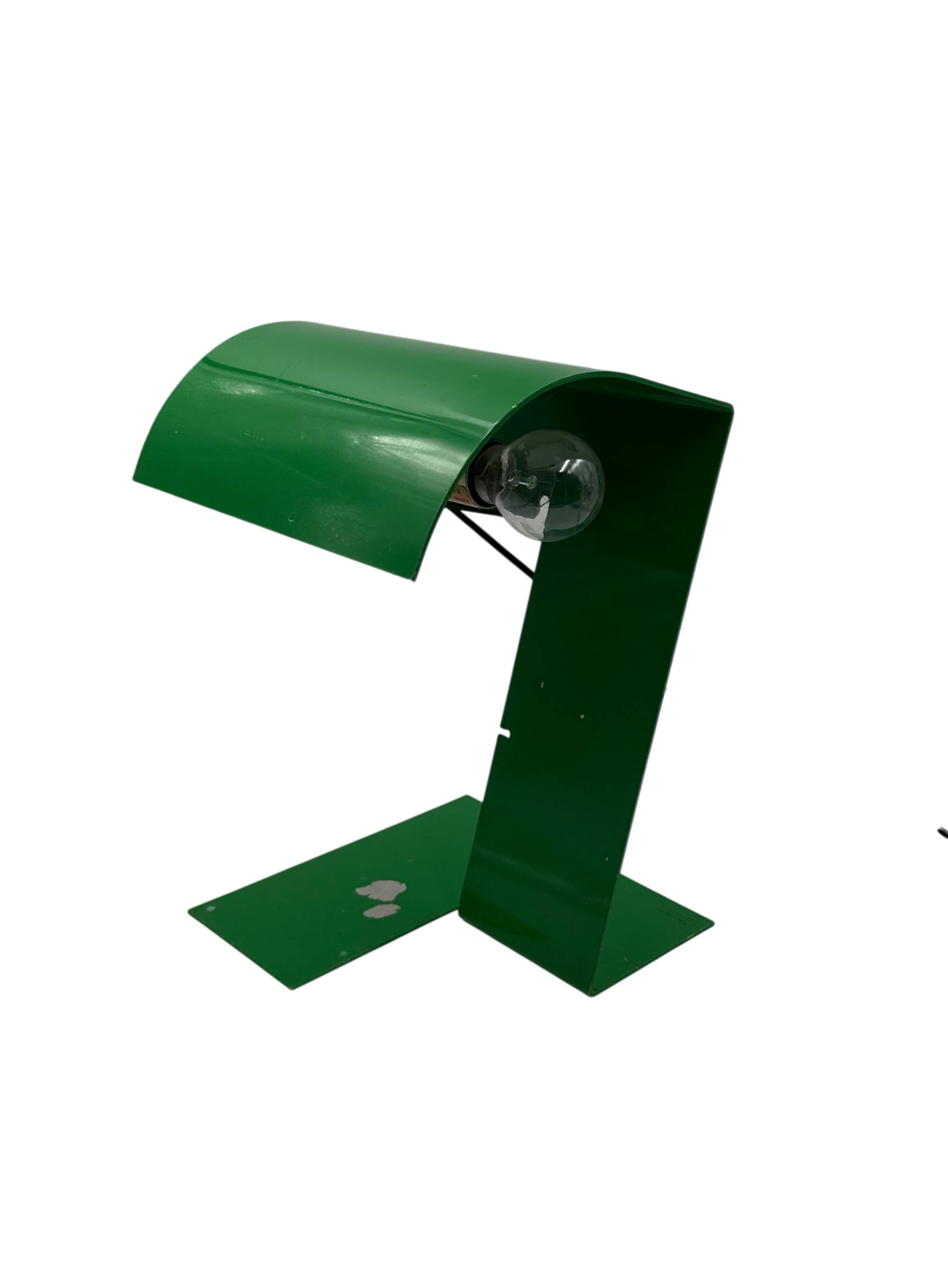 Green 'Blitz' Table Lamp, Trabucco, Vecchi, Volpi, Stilnovo Italy 1972
