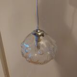 Vintage glass pendant lamp
