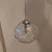 Vintage glass pendant lamp