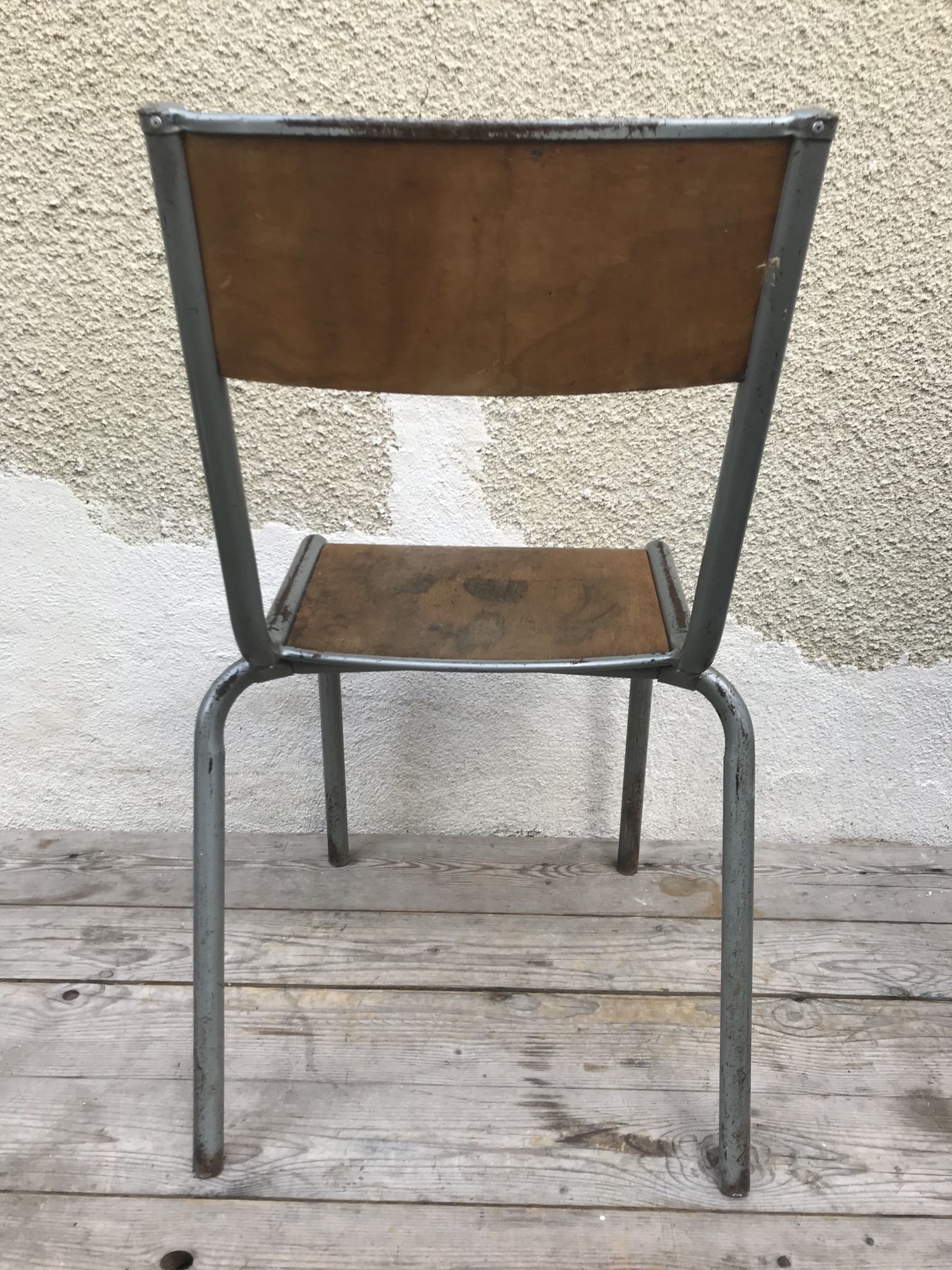 Vintage vintage 70s adult school chair