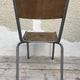 Vintage vintage 70s adult school chair