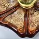 Pan Leuchten 1970 ceramic Fat Lava wall applique