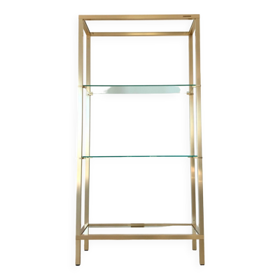 Etagère dorée par Pierre Vandel, France années 70