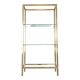 Golden shelf by Pierre Vandel, France 1970s