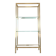 Golden shelf by Pierre Vandel, France 1970s