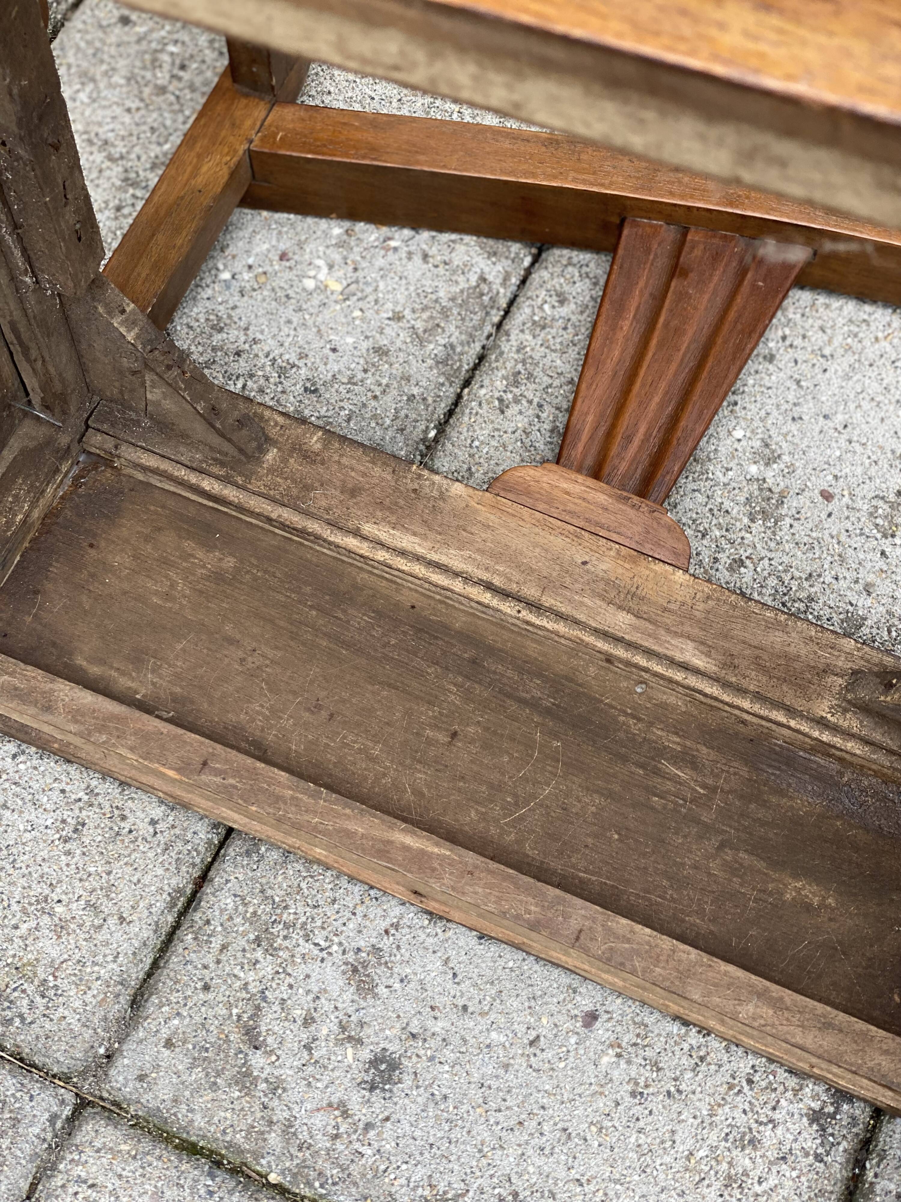 Oak Bamboo Seat Colonial Chairs
