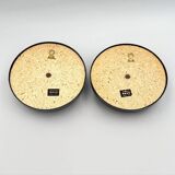 Pair of Wall Hooks by Salc Cantu, Blue and White, 1960s