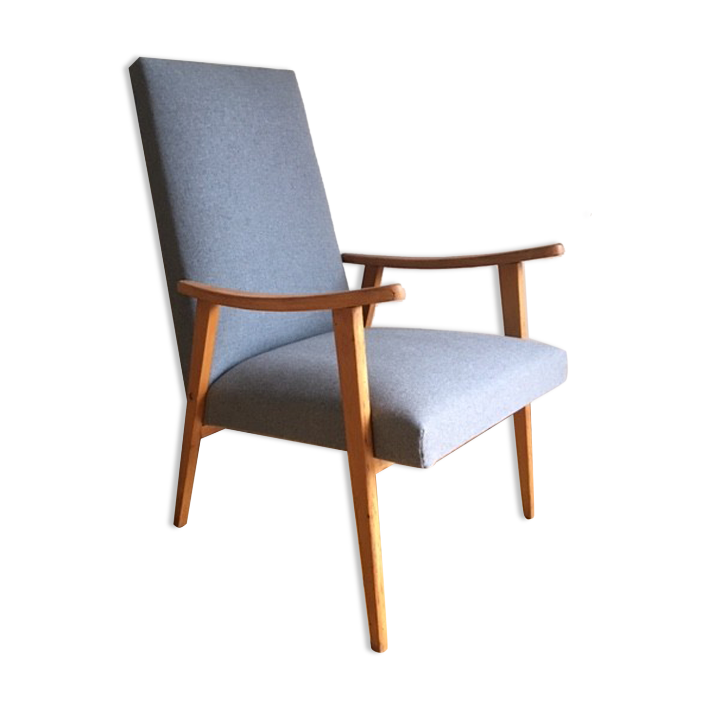 Scandinavian armchair compass feet