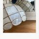 Mother-of-pearl and brass lampshade