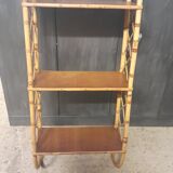 Rattan shelf