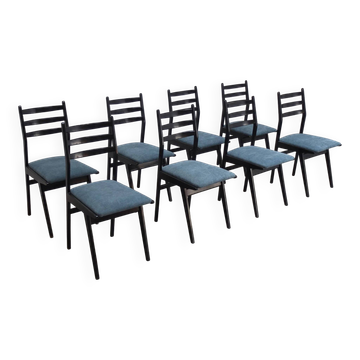 Set of 8 'S4' dining chairs by Alfred Hendrickx for Belform, 1950s