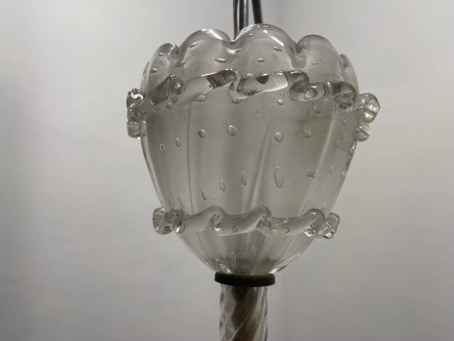 Murano Glass Barovier Light Pendant 1950’s