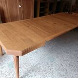Renovated Art Deco table with 3 extensions.