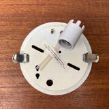 Mid-century German minimalist glass ceiling or wall lamp by Big, 1960s.