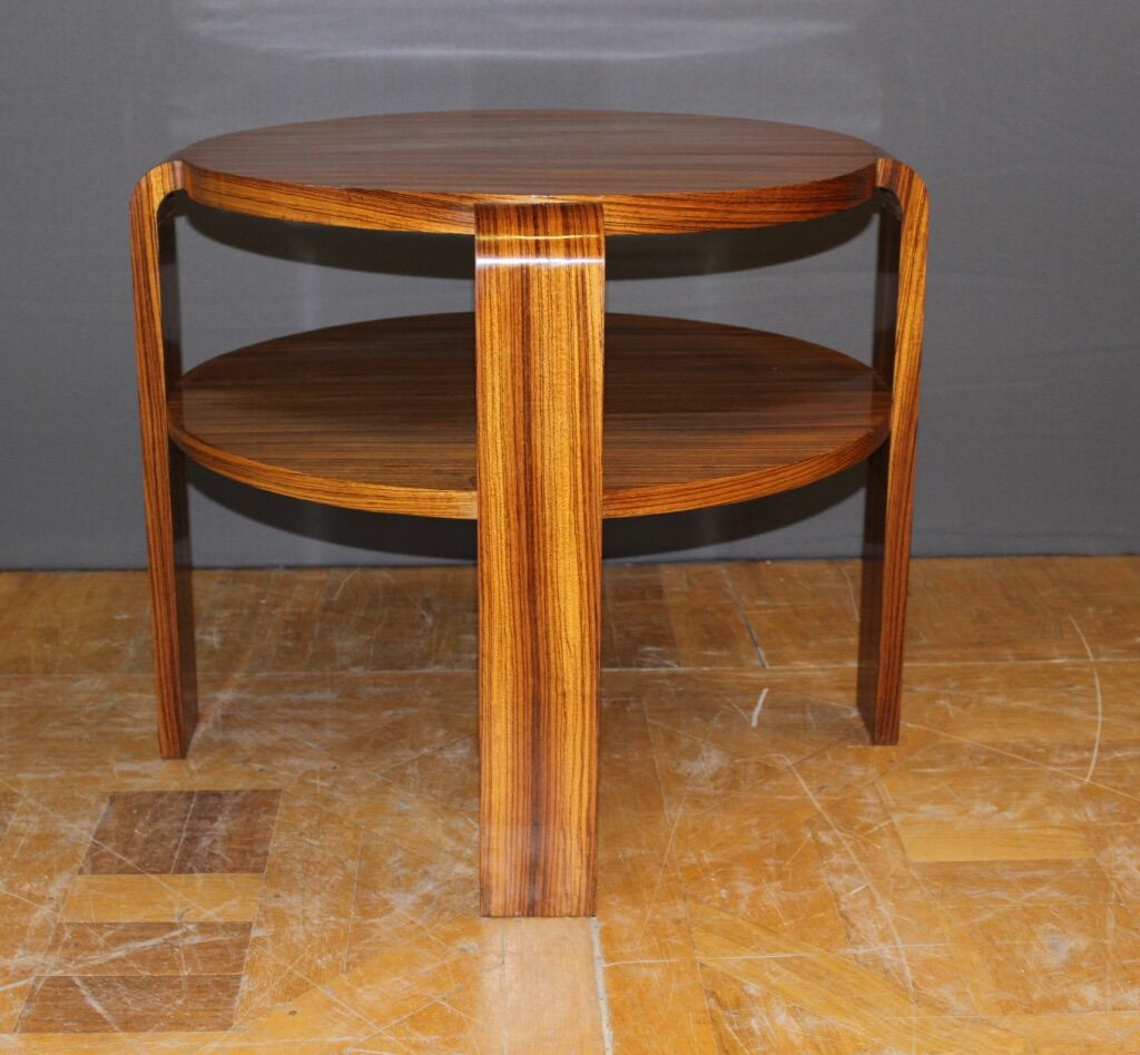 Gueridon art deco rosewood