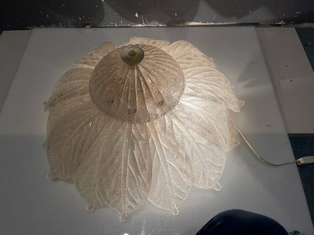 Large Venetian Murano Glass Flushmount 1970’s