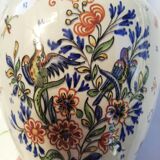 Large old ceramic vase signed