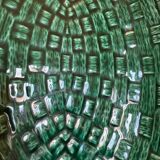 Digoin barbotine ceramic dish from the 50s