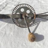 Antique kitchen mechanical whisk