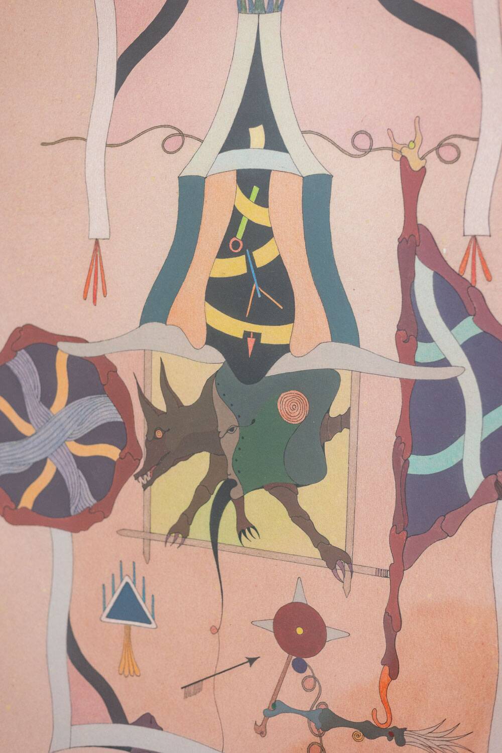 Jorge Camacho. Work "Clan of Coyotes." Year 1992.