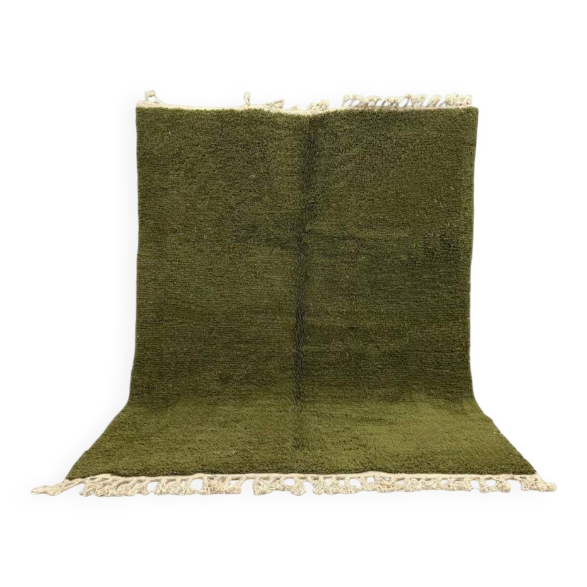 Tapis berbère vert en laine 210/310cm