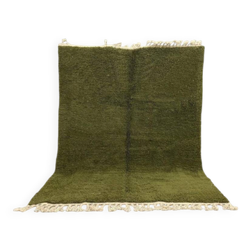 Tapis berbère vert en laine 210/310cm
