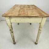 Early 20th century wooden work table or writing desk with original patina