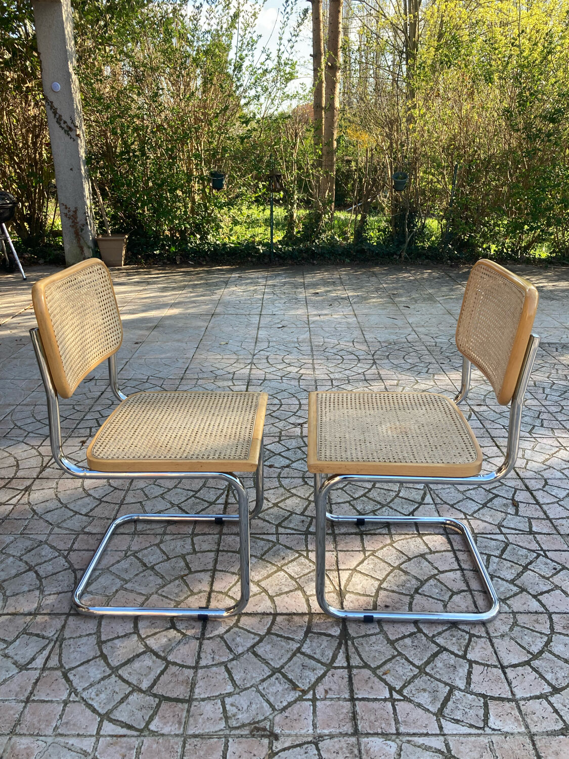 Pair of vintage Marcel Breuer chairs