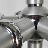 Vintage space age hanging lamp with 6 light points
