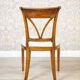 Vintage Elm Chairs in White Upholstery, 1950s, Set of 5