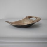 Brass swan pocket empty