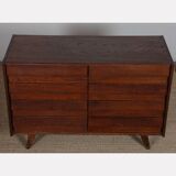 Commode en chêne foncé par Jiri Jiroutek, modèle U-453, vers 1960