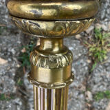 Old bronze floor lamp foot