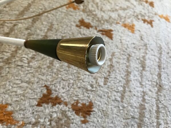 Plafonnier Lunel huit bras années 50/60