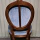 Chaise medaillon de style Louis XVI