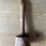 Old wooden mortar and pestle
