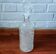 Carafe ronde vintage en verre transparent
