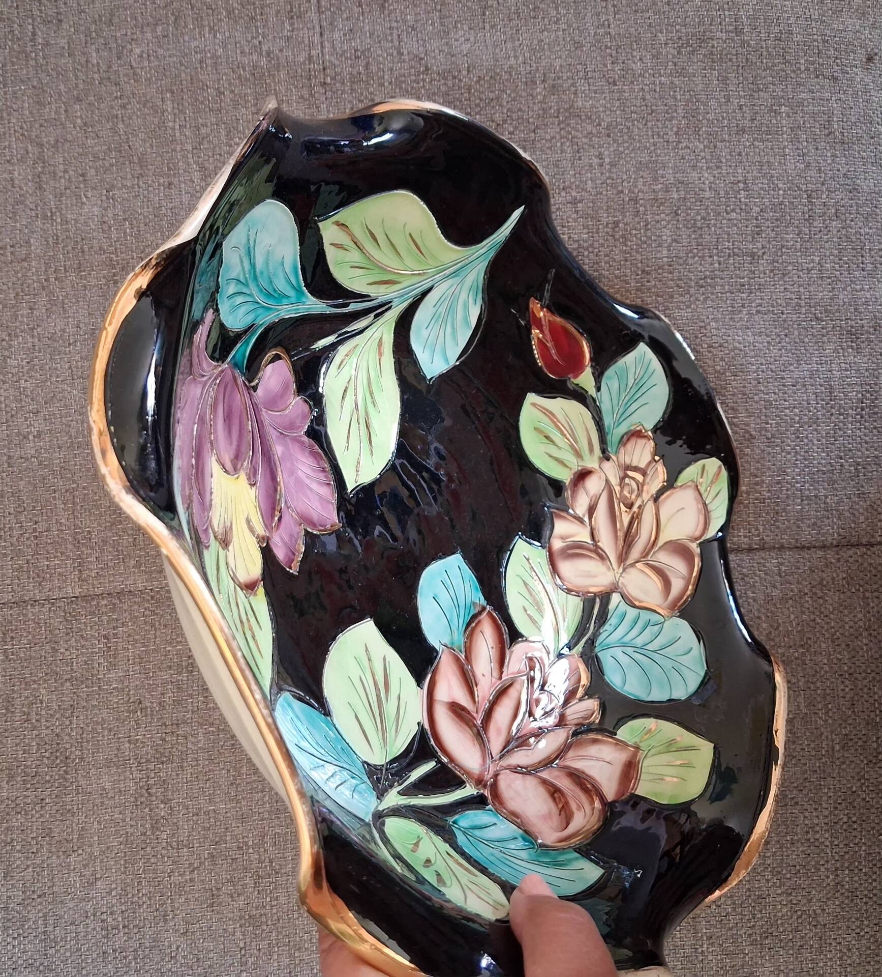 Plate / Bowl Vallauris Vintage 50s/60s – Floral Decor &