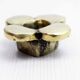 Bronze flower candle holder 1960